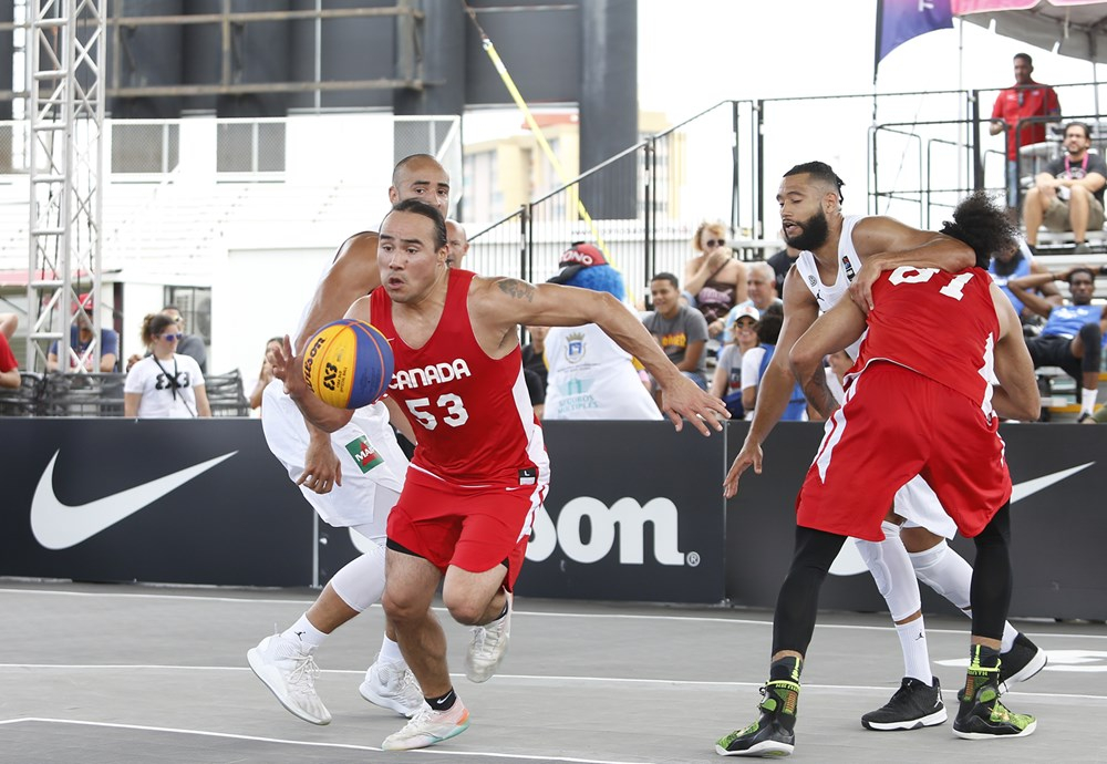 Un joueur de basketball avec le ballon